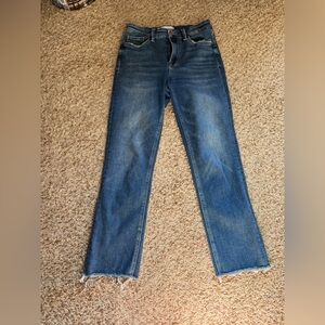 Vervet denim dark wash slim/straight fit size 28